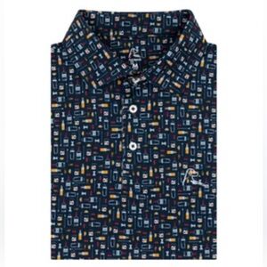 Rhoback Old Fashioned Short Sleeve Performance Polo size Medium